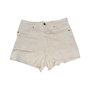 Abercrombie & Fitch White Denim Shorts